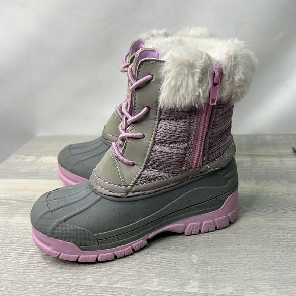 OshKosh B’Gosh purple snow boots size 7 - Picture 6 of 14